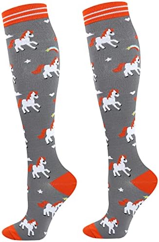 Компресия чорапи Junely за Жени с чорапи до Коляното 20-30 мм hg.календар. за Подпомагане на кръвообращението медицинска