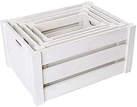 Дървена кутия за Legler бял цвят, за детска стая мебели