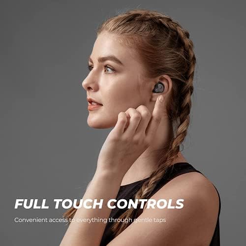 Безжични слушалки SoundPEATS H1 Bluetooth V5.2 с QCC3040, хибридни слушалки с две драйвери и завладяващ звук, адаптивно aptX, 4 микрофон, CVC 8.0, на режим на игра, само на 35 часа
