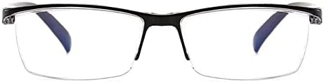 Набор от очила за защита от пресбиопия Spring leg против син, 6 предмети, модни очила за старческо, кутия и кърпа за изсушаване