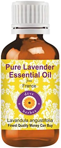 Чисто етерично масло от лавандула Deve Herbes (Lavandula angustifolia) (произведено във Франция) Премия терапевтичен