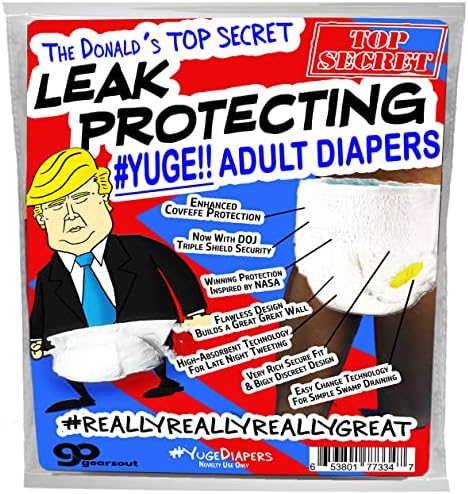 Памперс за възрастни със Защита от течове GearsOut Donald ' s - един Забавен Подарък, защото на Хълма за Мъже