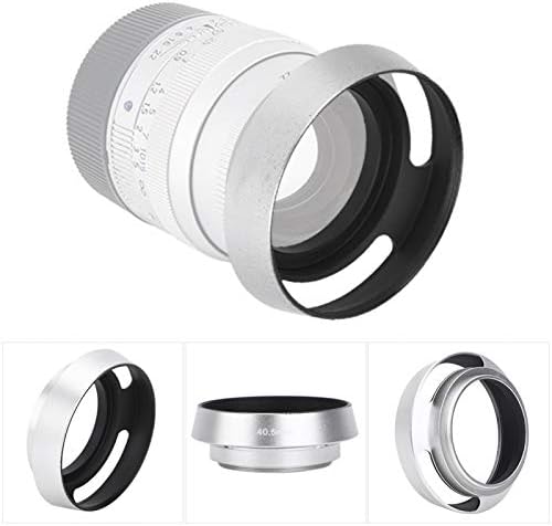 ASHATA 2 бр. сенник за обектив обектив за фотоапарат Leica, Метална Спирала Куха сенник за обектив обектив 40,5 mm, Изработени