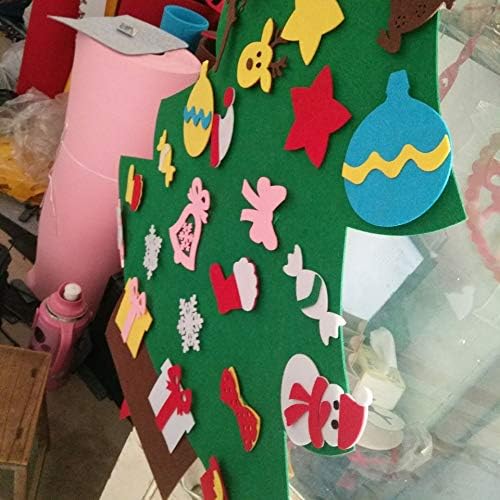 Коледна украса Триизмерна Фетровая Коледно Дърво Детска Коледно Дърво Ръчна изработка