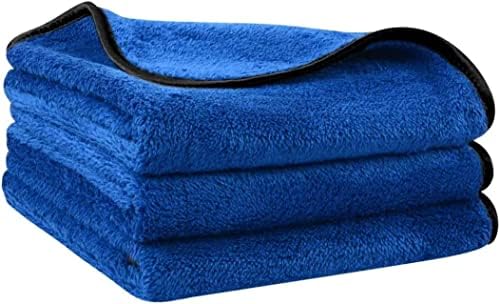 KLNYOO Кърпи за подсушаване на автомобила от микрофибър, Супер Абсорбиращи Кърпички За миене на колата, кърпи