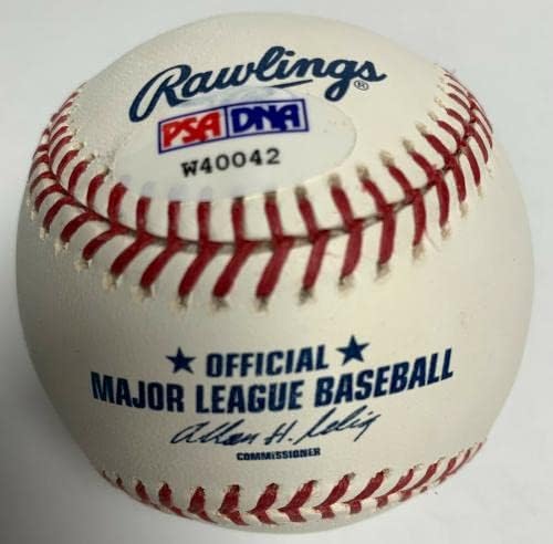 Фреди Сандовал подписа Договор с Висша лига на MLB бейзбол PSA W40042 Angels - и Бейзболни Топки с Автографи