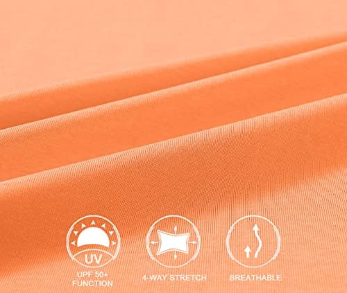 BGOWATU/ Дамски Тениски-Топка за голф, Тенис Ризи Без ръкави с V-образно деколте и яка, Защита от ултравиолетови лъчи, Бързосъхнеща,