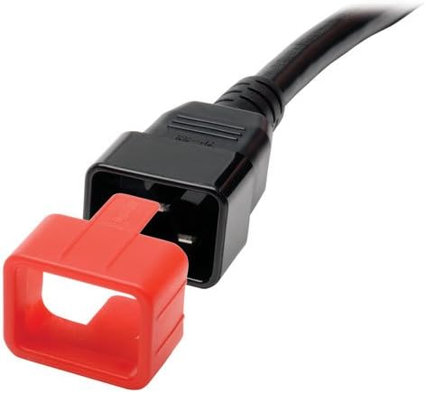 Блокиране на жак Трип Lite PLC19RD PDU за свързване на захранващия кабел С20 до контакта C19, Червен - 100 бр.