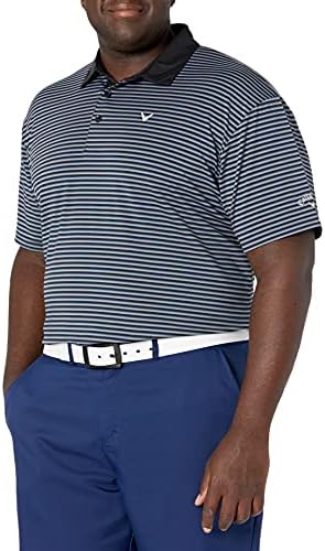 Мъжка Елегантна Риза с къси ръкави за голф Калауей в 3 Цветна Ивица с Къс ръкав