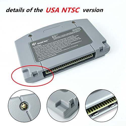 64-битова игра касета GoldenEye 007 версия USA NTSC или EUR PAL конзоли N64-USA NTSC (само за играта)