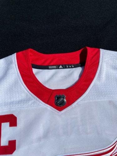 Дилън Ларкин Подписа на Детройт Ред Уингс с Автентична Фланелка Адидас 56 размер на JSA COA - Тениски NHL С