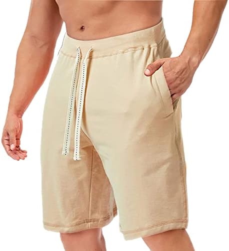 RTRDE Мъжки къси Панталони Ежедневни Ежедневни Класически Намаляване на Летни Плажни Шорти на експозиции с Еластичен Колан