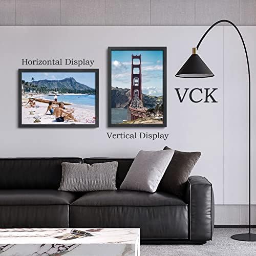 Рамка за плакат VCK 20x28 Черно, Текстурирани Изключителни Рамка За Снимки От масивно Дърво, Окачени На стената