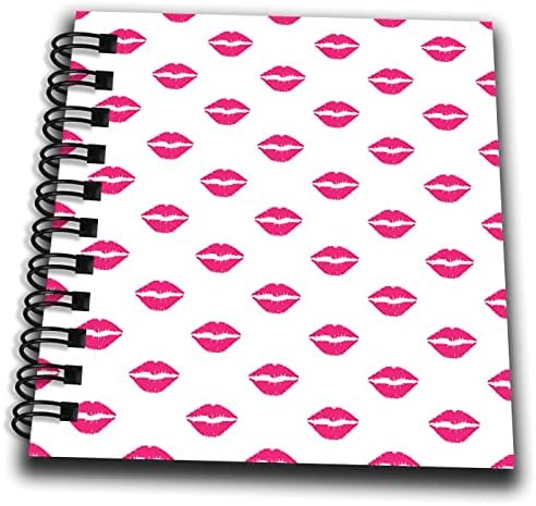 3D Фигура Отстъпи Прекрасни Розови устни за целувка - Книги за рисуване (db-372081-3)