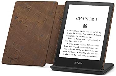 Kindle Paperwhite Signature Edition, включително Kindle Paperwhite (32 GB) - от деним - Без реклама на екрана за заключване, с подсветка в пробковом джоба и док-станция за безжично зареждане