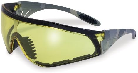 Защитни очила ЕСП Eyewear в камуфлажна Военна рамки ACU и фарове за мъгла лещи с кехлибарен цвят, YAKIMA AM A / F