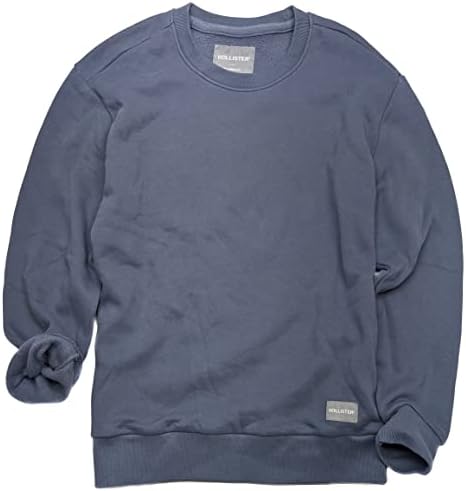 Hollister Мъжки Мек, мек вълнен плат Пуловер Свободно Намаляване с качулка или Hoody HOM-24