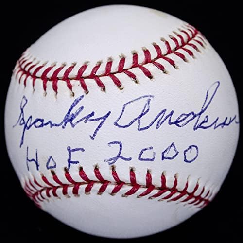 Спарки Андерсън КОПИТО 2000 Подписа OML Baseball JSA COA AI58506 - Бейзболни топки с автографи
