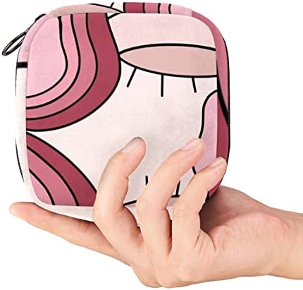 Розова Чанта за съхранение на Хигиенни Кърпички за Момичета, Преносим Чанта за Месеца, Чанти, Възглавнички за Месеца, Чанта