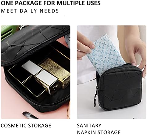 Чанта за съхранение на Хигиенни Кърпички за джоб, Преносим Кожа Водоустойчива Чанта за Менструална Чаши, Чанти За съхранение