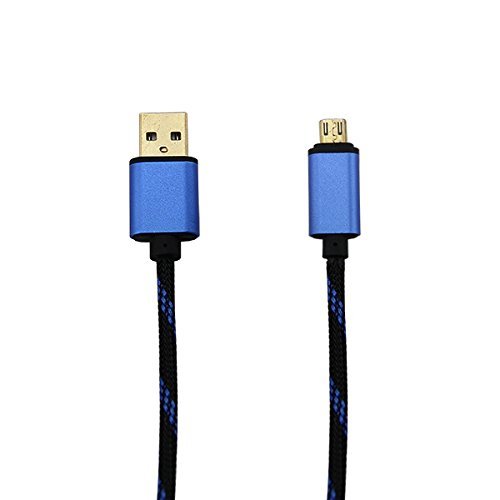 Официален кабел TNTi™ Ultra Кабел - високоскоростен кабел за зареждане Micro USB с позлатените покритие 24 карата за контролери на Playstation 4 и Xbox One