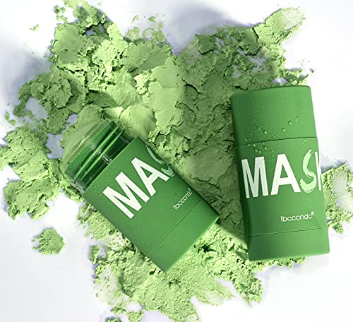 Твърда Маска от Зелен Чай WALULAN, Почистване Пръчка От Черни Точки, Сужающая Порите Хидратиращи Маска за лице-Апликатор за Лице