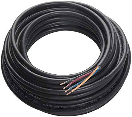100 Фута Управляващ кабел 14-4 Awg за Безконтактни Мини-Сплит системите за климатици с Топлинна помпа; Блокирани Проводник