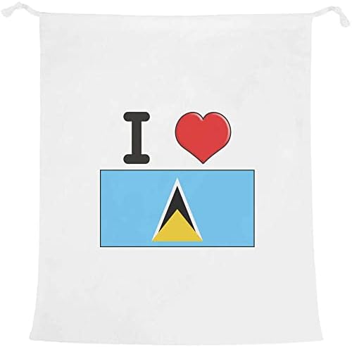 Чанта за дрехи Azeeda 'I Love Saint Lucia' /Пране /Съхранение (LB00021788)