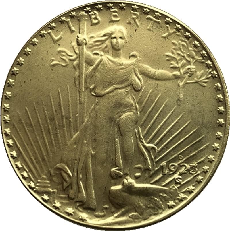 11 Различни Дати D Версия На Американските Златни Монети Антични Месингови Изделия Чуждестранни Възпоменателни Монети