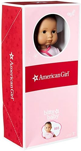 Американската момиче - Малка Какавида Средна Комплекции с Тъмно-Кестенява Коса и Кафяви очи BB5 в Розово Боди