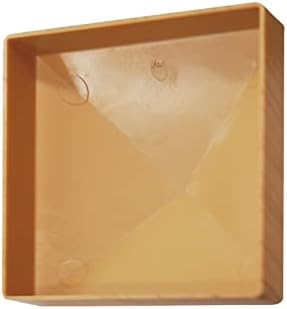 GKOLED 6 Опаковки, капачки от PVC-винил с пирамидальным покритие размер 3,5 х 3,5 инча, за дървени стълбове размер