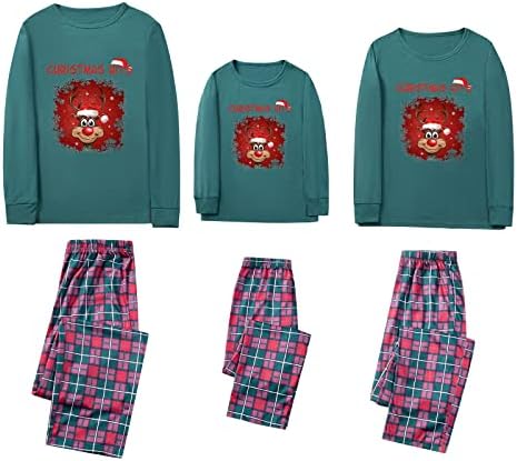 Пижамный комплект за семейството, едни и Същи Семейни Пижами, Коледна Пижама за семейство, по-големи Размери 4x с Къси панталони