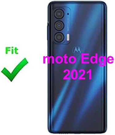 Смяна на стъкло на Обектива на задната камера PHONSUN за Motorola Moto Edge 2021 XT2141 Черен цвят с предварително зададена
