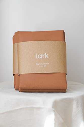 Вегетариански кожена подложка за столче за хранене за хранене от Lark Baby Goods (40 x 40 см) - Непромокаема подложка за изсушаване на под стульчиком за хранене - килимче за по