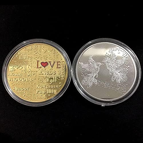Монета На Повикване 2019 Нова Възпоменателна Монета За Любовта Монета За Любовта Монета На Няколко Езика Копие На Любовта