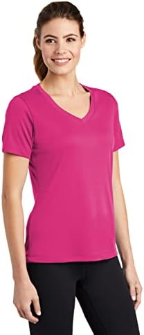 Дамска спортна Риза Clothe Co. С къс ръкав и V-образно деколте, Впитывающая Влагата