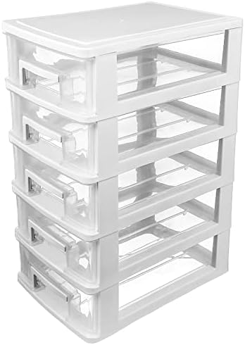 Прибиращ се Шкаф За Съхранение на Прозрачен Слой 5: Разтегателен Пластмасова Кутия Тип Чекмедже на Шкафа За Съхранение,