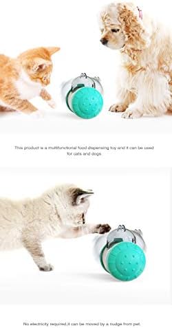 Скъпа интерактивна играчка-топка за лакомства за кучета IQ, Бавно ясла, захранващи храни, подобрява храносмилането, физическата