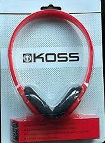 Портативни слушалки в ушите Koss KPH7R с Регулируема лента за глава - Червен