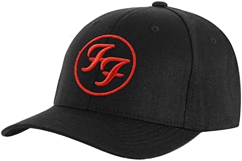 Мъжка бейзболна шапка на Foo Fighters с логото на Red Circle Черен цвят