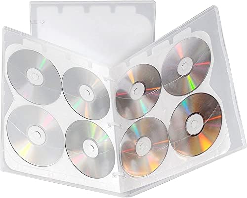 Универсален 8-дисков CD/DVD-корици с защитен калъф - пакет от 20 страници