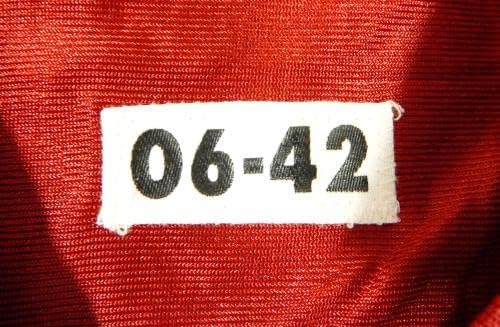 2006 Сан Франциско 49ерс Тони Париш 33 Освободен Игра, Червена Риза 60 С Пластир 42 4 - Използваните тениски без подпис