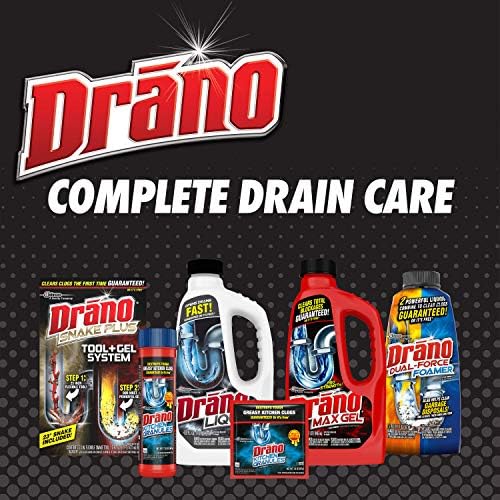 Средство за премахване на засоров от кухненски гранули Drano, почистващо средство за отстраняване на засоров от мазнина или