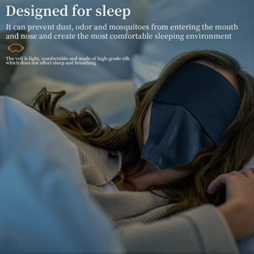 Маска за очи Smootht Sleep Eye Mask за мъже и жени, Многофункционална Мека Формованная Маска за сън и Регулируеми Маски за