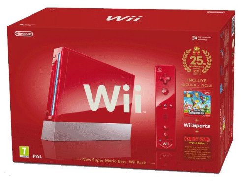 Конзола Nintendo Wii (Червен)