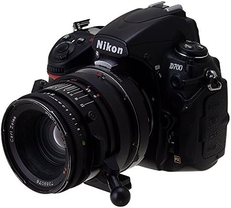 Адаптер за закрепване на обектива Fotodiox Pro с V-образно затваряне на Hasselbald към система за закрепване на камерата Nikon F (FX, DX) (например, D7100, D800, D3 и повече)