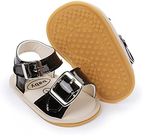 Однотонная обувки с отворени пръсти за най-малките момчета и Момичета, Обувки за първите разходки, Летни Сандали на равна