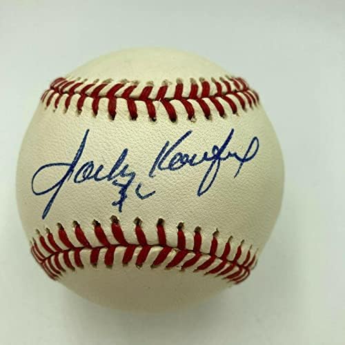 Чудесна Санди Куфакс #32 Подписа Официален Договор в Националната лига бейзбол JSA COA - Бейзболни топки с автографи