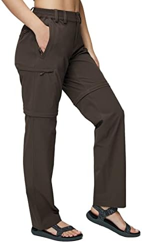 Дамски туристически Панталон-карго-трансформатор MIER, Леки Пътни, Улични панталони с 6 джоба, бързо съхнещи и водоустойчив