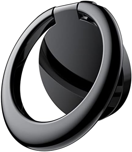 Притежателят на пръстена за мобилен телефон JETech, Въртящи се на 360 градуса, Метална писалка за отпечатъци, Регулируема Поставка за мобилен телефон с магнитен автомо?